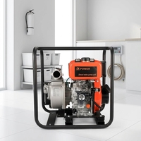 Hochleistungs-Wasserpumpe 2 3 4 Zoll Diesel-Wasserpumpe 4-Takt-Pumpe für Landwirtschaftliche Bewässerung und Notfallentwässerung