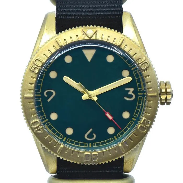 top brand custom color 50 atm cusn8 bronze watch case