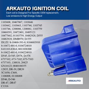 ARKAUTO Performance Bleu Bobine D'allumage Packs DR39 D555 1103608 pour Buick Century Ford Mercury Chevy <span class=keywords><strong>Corvette</strong></span> Honda GMC Isuzu - Product Image 4