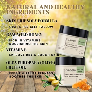 Baume hydratant fouetté pour le visage et le corps au suif de bœuf et au miel, personnalisable avec votre logo, nourrissant et hydratant - Product Image 2