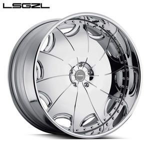 LSGZL定制5x120 5x114.3 16-24英寸运动铝合金轮圈2件式锻造新状态 - Product Image 2