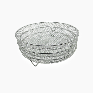 Thịt Nướng di động lưới thép không gỉ khay nướng thịt nướng lưới dùng một lần Vòng thịt nướng lưới - Product Image 3