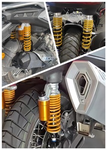 Amortisseurs arrière à ressort pneumatique pour moto, garantie en acier inoxydable pour <span class=keywords><strong>Yamaha</strong></span> BWS <span class=keywords><strong>125</strong></span> Dirt Bike Gokart <span class=keywords><strong>Quad</strong></span> - Product Image 2