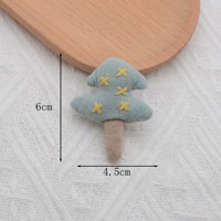 Patchs en tissu rembourrés faits à la main en gros, motifs animaux et arbres, pour pinces à cheveux, vêtements, sacs, accessoires de bricolage