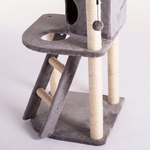 De lujo de Sisal cubierto Multi-nivel Condo estable gatito actividad arañazos Torre juego gato árbol - Product Image 5