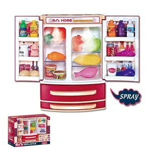 假装玩厨房冰箱玩具喷雾儿童厨房玩具冰箱