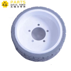 Ruota HNARL <span class=keywords><strong>JLG</strong></span> <span class=keywords><strong>4860182</strong></span> 12.5 X 4.25 Non-marking Grigia per Piattaforma a Forbice <span class=keywords><strong>JLG</strong></span> 1532E2 1932E2 - Product Image 4