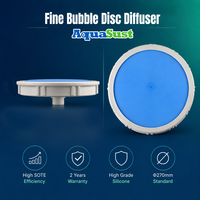Diffuseur à bulles fines en silicone, plaque de diffusion d'air à membrane premium pour l'aération des eaux usées industrielles