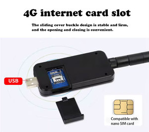 Cấp công nghiệp <span class=keywords><strong>USB</strong></span>/UART <span class=keywords><strong>Module</strong></span> truyền thông 4G LTE Cat4 <span class=keywords><strong>USB</strong></span> Sim Dongle 150Mbps Thiết bị đầu cuối không dây Wi-Fi Adapter cho máy tính - Product Image 2