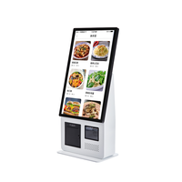 Kiosques de point de vente en libre-service Windows/Android avec analyse IA, lecteur de carte NFC, imprimante thermique 80 mm et écran tactile capacitif