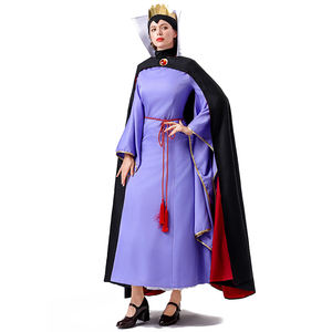 Costumi adulti di Halloween matrigna regina COS abito fiabe malvagia regina Anime Make up abito con mantello - Product Image 3