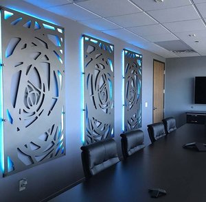 Laser Cut Trang Trí Nhôm Màn Hình Bảng Phân Vùng Cho Nhà Hàng Hoặc Khách Sạn - Product Image 5