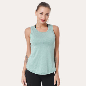 <b>Women</b> <b>Loose</b> Yoga <b>Vest</b> Plus Size Quick Dry Breathable Sports <b>Vest</b> Running Fitness <b>Top</b> - Product Image 6