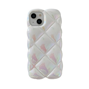Colorido rombo electrochapado señoras cubierta de teléfono móvil decoración ornamental Compatible con Samsung para Galaxy S10 5G S10X Cell Phon - Product Image 1