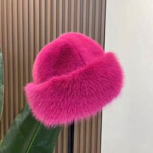 I-0677 Nuevo Sombrero de Pescador de Felpa para Mujer, Grueso, Cálido, Moderno, Cortavientos y a Prueba de Frío - Product Image 4