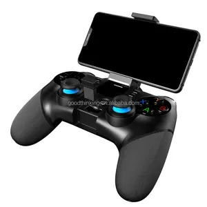 PC Gamepad wireless smart phone joystick for bluetooth 3 in 1 2.4ghz USB receiver game controller with phone holder