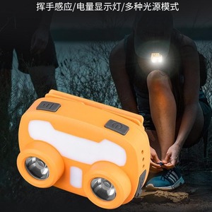 ไฟหน้า XPG แบบชาร์จไฟได้ LED ปรับได้ น้ำหนักเบา ตกปลา ใช้งานกลางแจ้ง ชาร์จ USB พร้อมเซ็นเซอร์ - Product Image 3