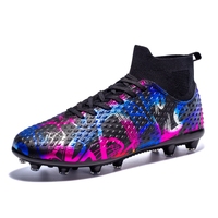 Chaussures de football d'entraînement durables, tige en PU, semelle extérieure en TPU résistante à l'abrasion, légères, imperméables, antidérapantes, printemps, été, automne