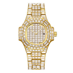 Montre à quartz étanche, best-seller, populaire, à la mode, sertie de diamants, en forme d'étoile, avec calendrier - Product Image 5