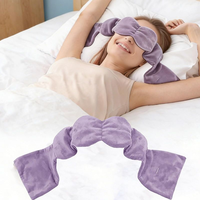 Nouveau design – Masque de sommeil lesté à pression douce pour la nuit, masque oculaire lesté pour les voyages et l'insomnie