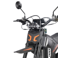Moto électrique Kugoo Wish02PRO, 65 km/h, 1200W/1500W, cyclomoteur électrique, batterie lithium 48V 22.5AH, cadre en alliage d'aluminium, double freinage hydraulique