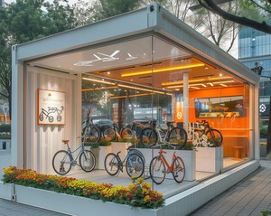 <span class=keywords><strong>Casa</strong></span> Modular Contemporánea Personalizada para Exteriores, Contenedor <span class=keywords><strong>Comercial</strong></span>, Tienda Móvil para Café y Comida, Cabina <span class=keywords><strong>de</strong></span> Acero <span class=keywords><strong>con</strong></span> Cocina - Product Image 3