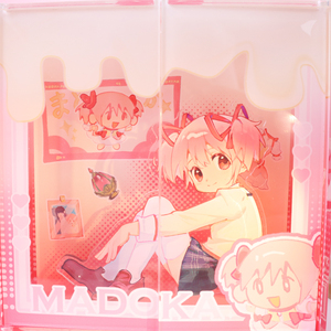 Boîte acrylique de support d'ouverture de porte en acrylique Magi <span class=keywords><strong>Madoka</strong></span> Magica personnalisée boîte acrylique d'affichage de bureau de personnage d'anime de dessin animé - Product Image 6