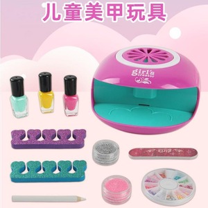 Princess Luxury Nail Machine Beauty Makeup Sets Play <b>Make</b> <b>up</b> Kit Girls Toys Diy Nail Toywith Storage <b>Desk</b> - Product Image 4