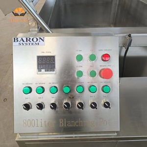 Olla industrial de cocción lenta con <span class=keywords><strong>cesta</strong></span> basculante hidráulica de acero inoxidable 304 para patas de pollo y piel de cerdo, con calentamiento a gas, vapor o eléctrico - Product Image 4
