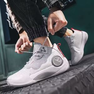 Chaussures de basketball de haute qualité en gros pour hommes, chaussures de sport confortables pour jeunes étudiants, idéales pour l'entraînement en extérieur - Product Image 1