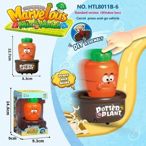 Nouvelle vente chaude 2026 : Voiture de course à pousser en plastique pour bébés et tout-petits, motif légumes, sans piles - Product Image 6