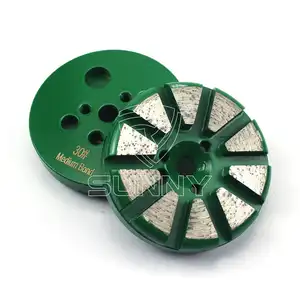 Factory Custom Wholesale Universal 4 Inch 10 Segments Diamond Grinding Wheel For Concrete
