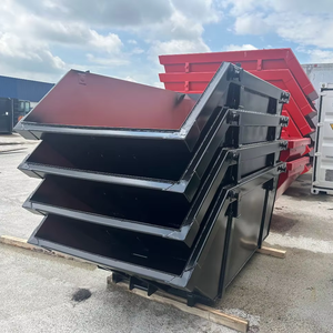 Autbound eco-friendly 6 metri cubi in acciaio Q235 saltare Bin Australia Standard di riciclaggio del carrello elevatore Dumpster macchine per il trattamento dei rifiuti - Product Image 4