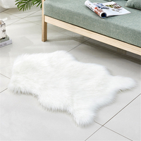 Tapis de luxe fabriqués à la machine, tapis et carpettes en peau de mouton pour salon