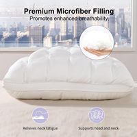 Weiche Kissen Queen-Size zum Schlafen, Stütz bett kissen, flauschiges alternatives Kissen, Luxushotel-Gel kissen