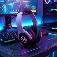 Casque de jeu DOBE à très faible latence, à réduction de bruit, supra-auriculaire, 2.4G/BT, pour PS5, PS4, Switch, PC, téléphone