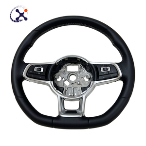 <span class=keywords><strong>Volante</strong></span> de cuero personalizado apto para VW Golf 6/7 MK6/7 <span class=keywords><strong>MK5</strong></span> Passat Polo actualización a MK7 <span class=keywords><strong>GTI</strong></span> <span class=keywords><strong>volante</strong></span> - Product Image 1