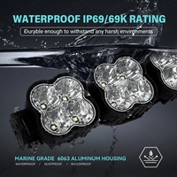 Barra de Luces LED Modular Enlazable de 26 Pulgadas con RGB DRL para Parachoques de Bronco, Ranger, Hilux, Land Cruiser, Prado, Isuzu D-MAX 4x4 4WD Bakkie