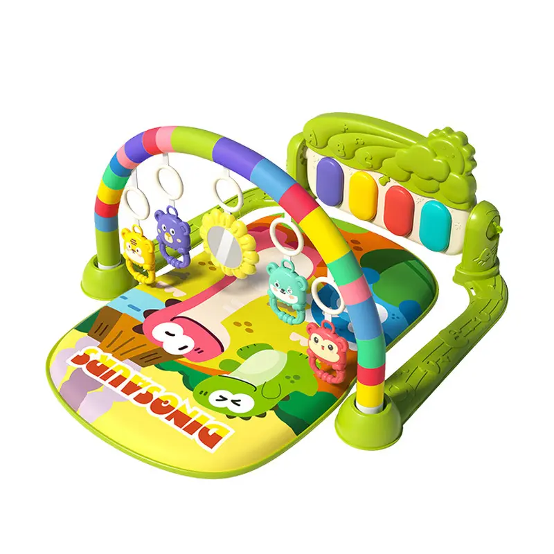 Multifunktion ale Indoor-Spiele Weiche Baby decke Aktivität Musik Spielen Schlaf matte Klavier Tastatur Fitness rahmen Baby Gym Mat