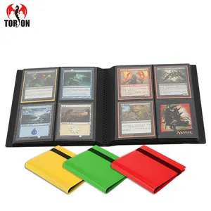 4-9-12 pocket Premium Cards Boxes Pu Leather Box Pu Lining For Shoes Trading Card Binder plastic Trading Cards Binder 4 pochettes