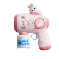 Nouvelle machine à bulles en plastique pour enfants, électrique, entièrement automatique, étanche, pistolet à bulles manuel, jouets unisexes, 0-24 mois