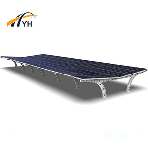 Système de carport <span class=keywords><strong>solaire</strong></span> en acier pour <span class=keywords><strong>parking</strong></span>, structure photovoltaïque d'ombrage - Product Image 2