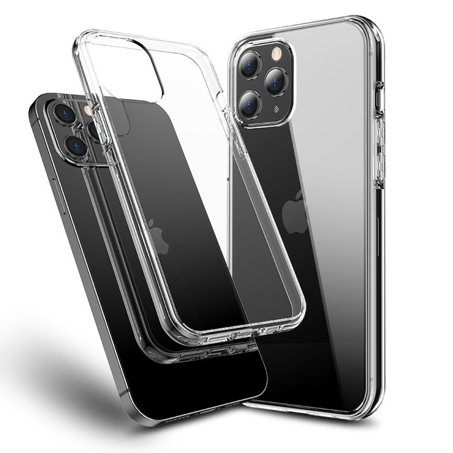 Transparent Case TPU+PC for iPhone 12 12 Mini 12 Pro 12 Pro Protective Cover