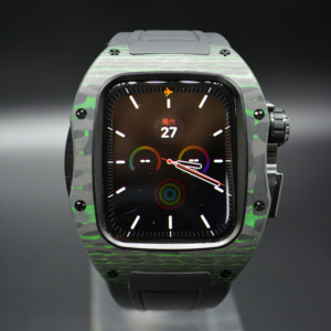 Kit de Modificación de Grafito Blanco <span class=keywords><strong>Richard</strong></span> para iWatch Serie 5678, Funda Protectora de Fibra de Carbono de Lujo para Apple Watch - Product Image 6