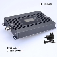 Amplificador de señal 2G 4G de alta potencia 80dBi DCS 1800MHz amplificador de señal móvil inteligente 4G repetidor 2G 4G amplificador de señal celular