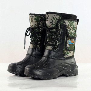 <span class=keywords><strong>Bottes</strong></span> de pêche en EVA pour hommes |   <span class=keywords><strong>Bottes</strong></span> d'hiver 100 % imperméables, chaudes, isolées, durables, légères, antidérapantes, mi-mollet, pour la pêche et les activités de plein air - Product Image 1