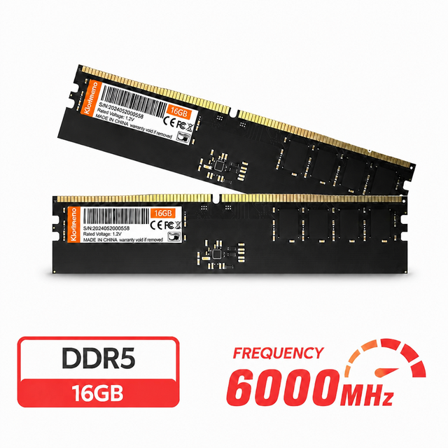 High Speed DDR5 RAM 16GB 6000MHz PC5-48000 Desktop Computer Memory, Gaming Upgrade Module Factory Direct Supply