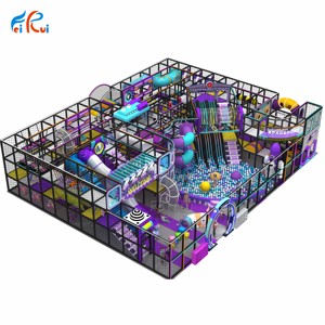 Soluciones Personalizadas de Fábrica para Parques Infantiles Comerciales Interiores, Muros de <span class=keywords><strong>Escalada</strong></span> con Tobogán Grande con Luces LED, Servicio OEM/ODM - Product Image 4