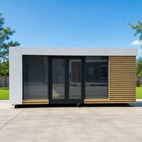 Maison conteneur extensible directement de l'usine 20ft/40ft, pliable, préfabriquée, portable, modulaire, villa, hôtel de villégiature, hébergement temporaire