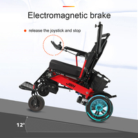 Fauteuil pliant léger et actif, hauteur réglable, fauteuil roulant électrique pour adultes atteints de paralysie cérébrale, fauteuil roulant noir Anhui pour personnes handicapées